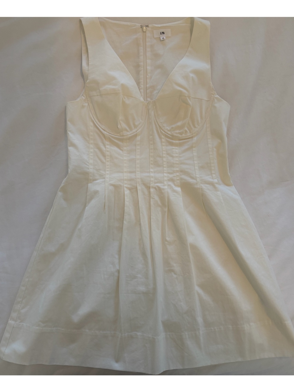 LPA BLAIR MINI DRESS IN IVORY